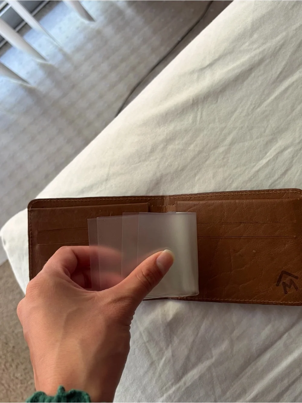 Brown Leather Bifold Wallet
